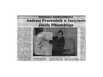 Andrzej Przewoźnik odwiedził Instytut w styczniu 1996 r.
