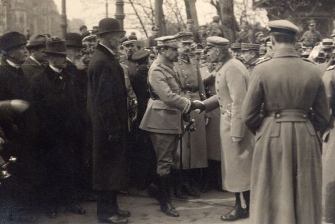 Marszałek J.Pilsudski i gen. J.Haller, kwiecien 1919