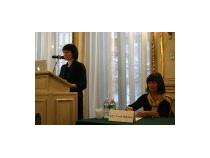 Renata Krason przedstawia referat dr Joanny Badmajew